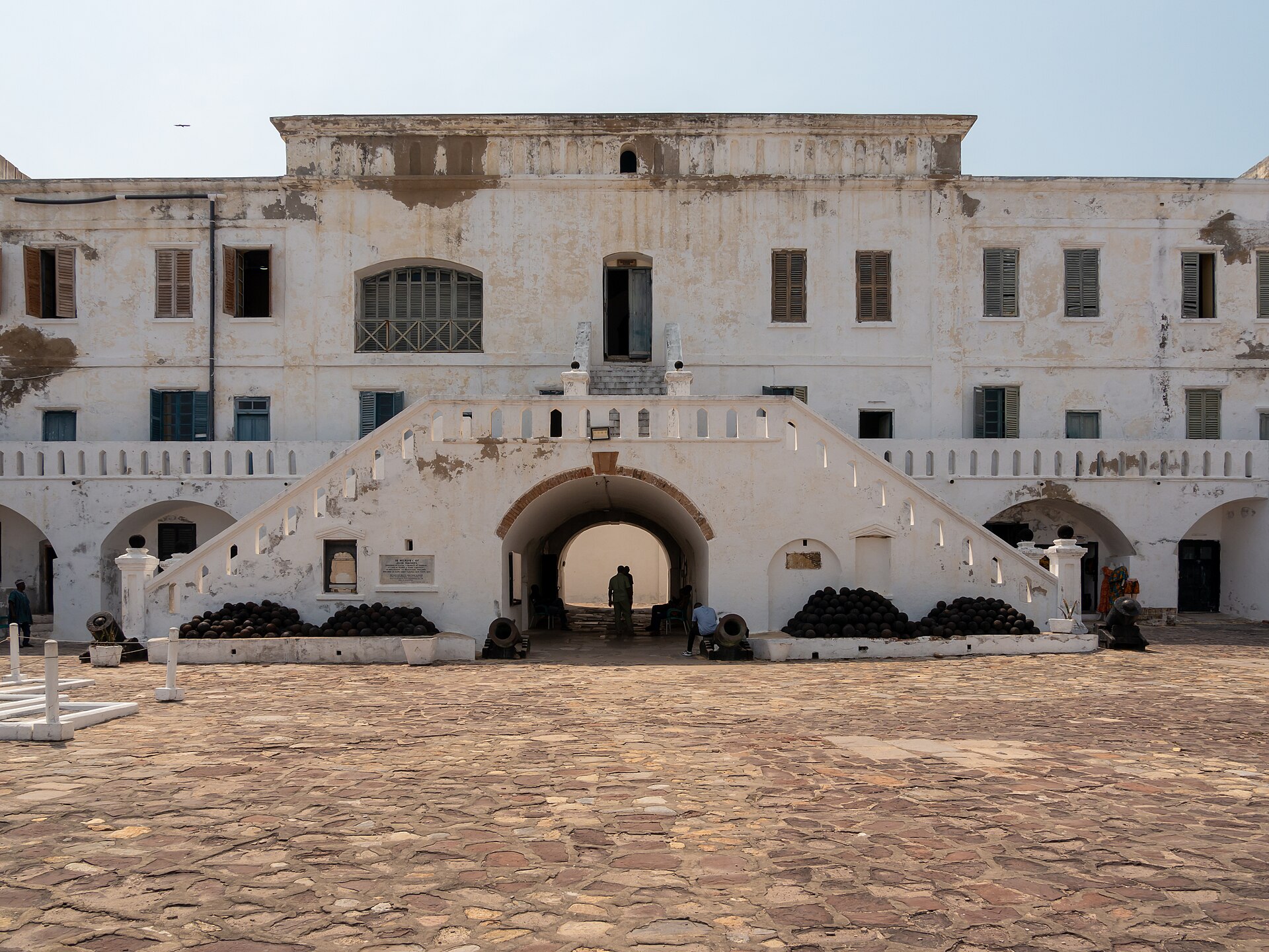 Cape Coast Castle courtyard