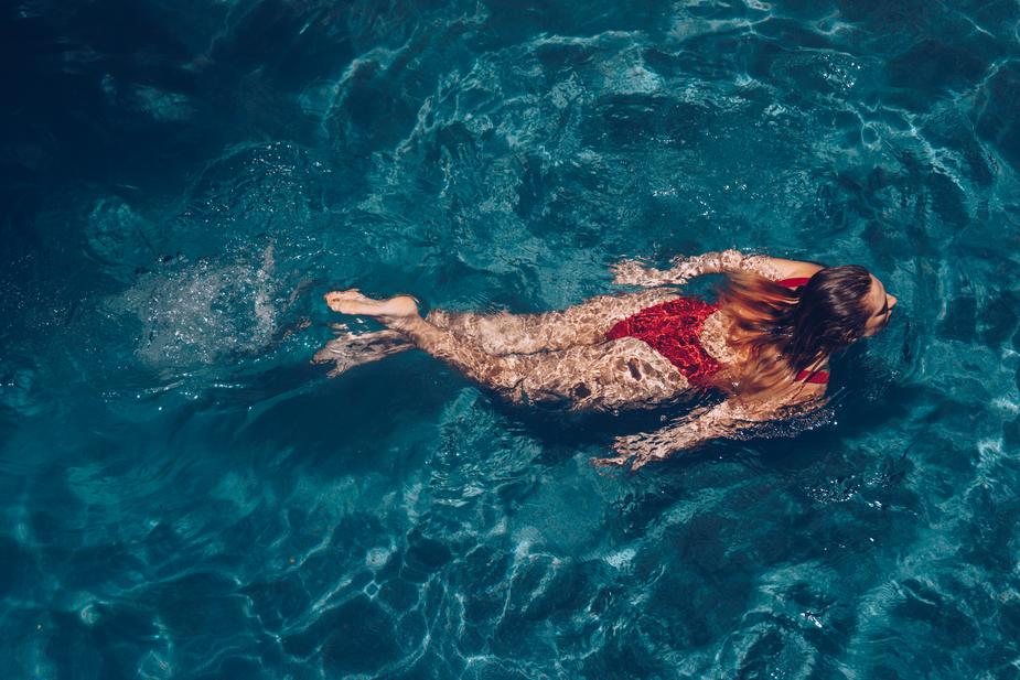 You Belong Here — woman swimming